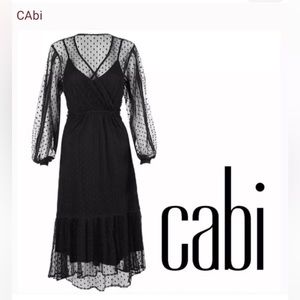 Beautiful black dress and slip from Cabi.